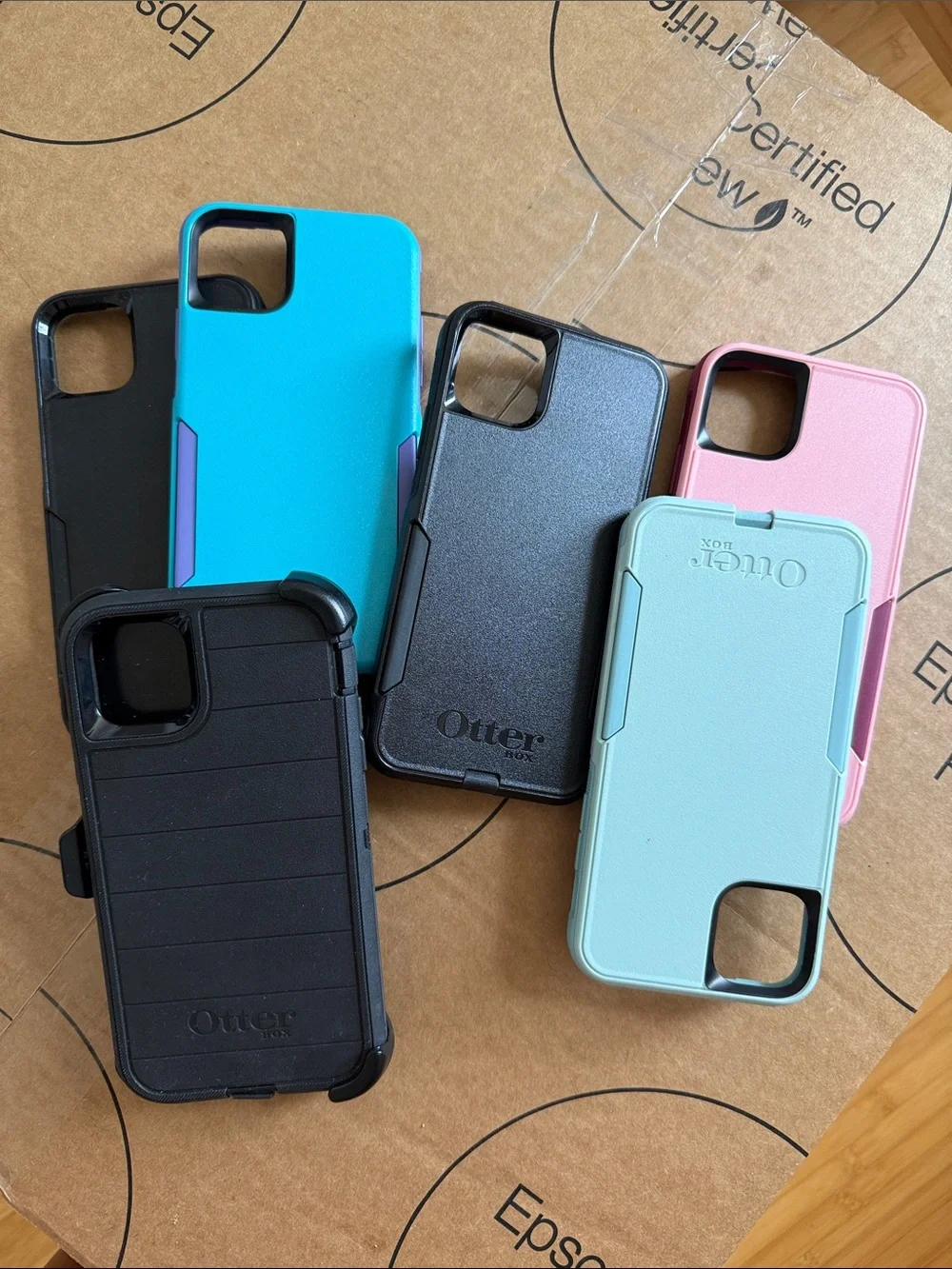 Iphone 11 Pro Max OtterBox Protective Phone Case - Mint, Pink, Black, Turquoise